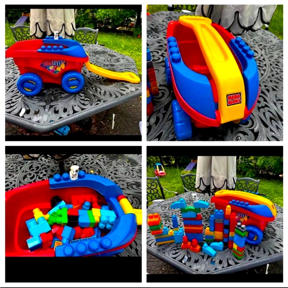 Mega Blocks Pull 'N Play Wagon